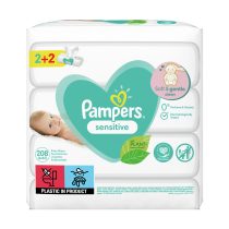 pampers sensitive wipes μωρομάντηλα 2+2