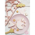 unicorn themed multi cookie cutter sheet 2