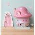Pink night light mushroom house fairies 800x800 1