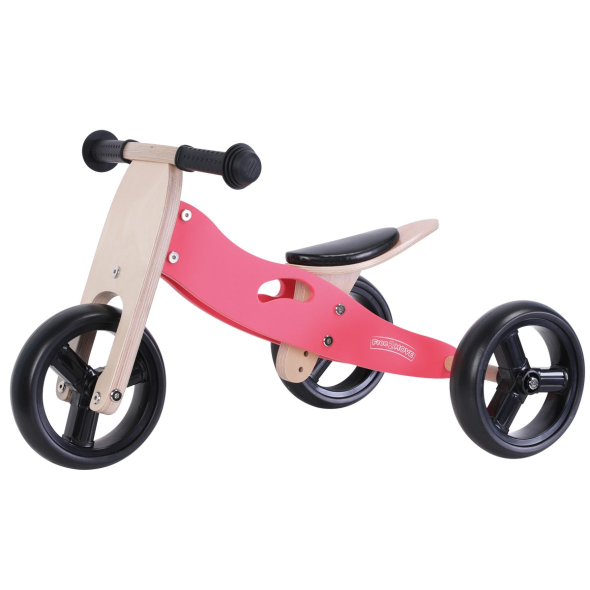 Free2Play Ξύλινο παιδικό ποδήλατο ισορροπίας 2σε1, 12m+