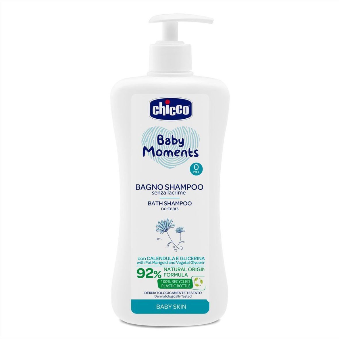 Chicco New Baby Moments 750ml Aφρολουτρο Σαμπουάν