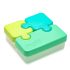 MEL15100 puzzle box blue