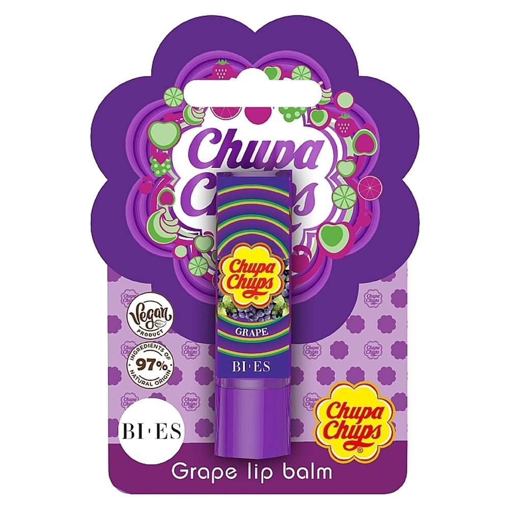 Παιδικό Lip Balsam Grape Chupa Chups 4gr Bi-es