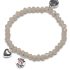 armband charm taupe roze 1