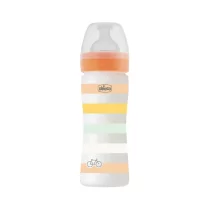 chicco-well-being-bottle-medium-flow-2m-250ml-orange